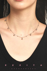 wearing Little Bell Necklace